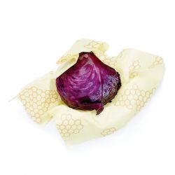 Emballage naturel pour aliment, en coton bio et cire d'abeille - Taille L (35.5 x 33cm) - Bee's Wrap