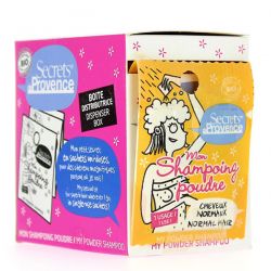 Mon shampoing poudre BIO pour cheveux normaux - 12 sachet de 1g - Secrets de Provence