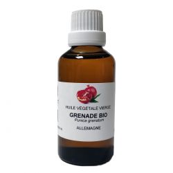 Huile végétale vierge de Grenade Bio - 50ml - D&A Laboratoires
