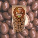 Delizia alle mandorle biologica con mandorle ricoperte di cioccolato al latte - 150g - Optimys