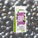 Getrocknete schwarze Bio-Johannisbeeren, die köstlich säuerliche kleine Beere - 180g - Optimys