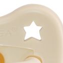 Tétines (lolettes) pour bébés 100% caoutchouc naturel - Orthodontique "Milky White", 3 à 36 mois - Hevea
