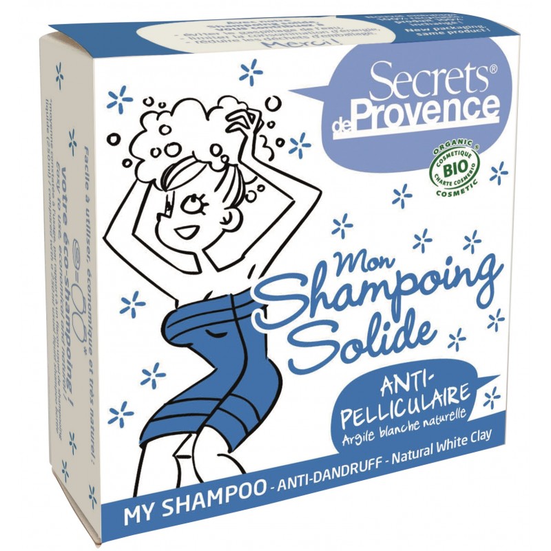 Mein festes Shampoo, Anti-Schuppen mit Panamaholz - 85g - Secrets de Provence