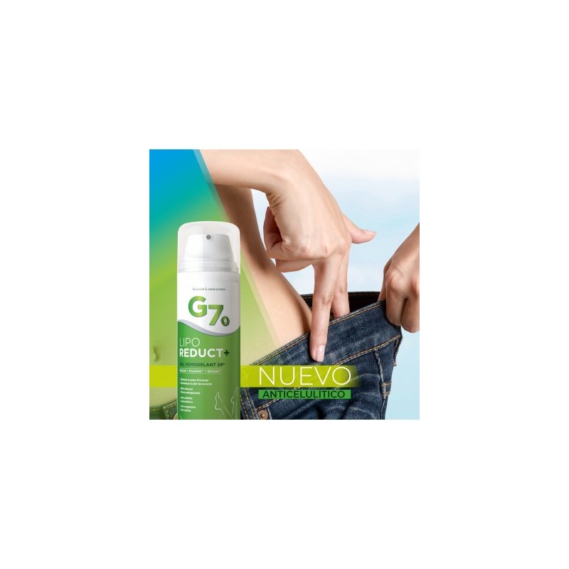 G7 Gel LipoReduct, Réducteur de graisses localisées - Anticellulite - 200ml - Silicium Laboratories