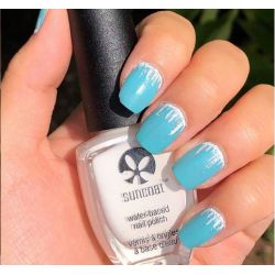 Base ou finition - Vernis à ongles pelable à base d'eau (12 Free), Clear Top/Base Coat. Rendez vos vernis pelable - 11ml - Sunco