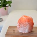 Bougeoir en cristal de sel de l'Himalaya, 500g - ZEN'Arôme