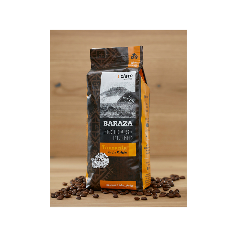 Café BIO & Equitable en grains Baraza (Arabica & Robusta) - 500g - Claro